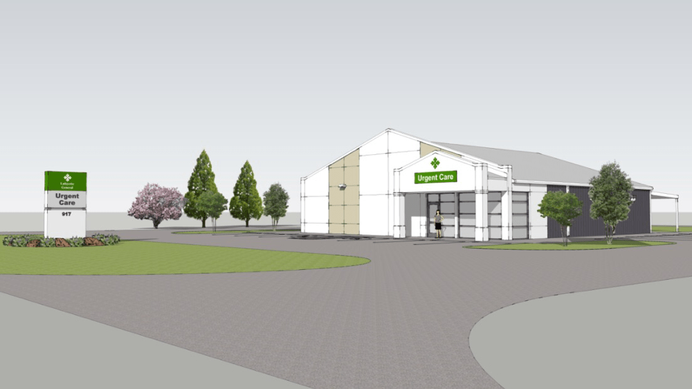 Old End Zone Soon to be LGMC Urgent Care Developing