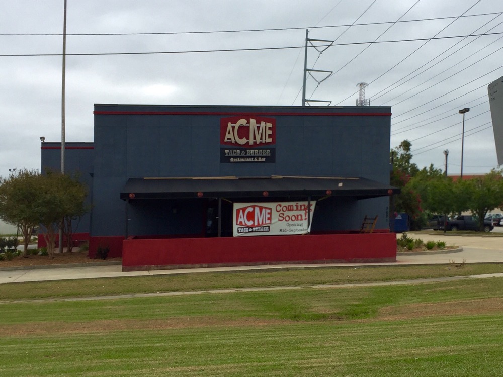 Acme Taco & Burger Soon to Open Developing Lafayette