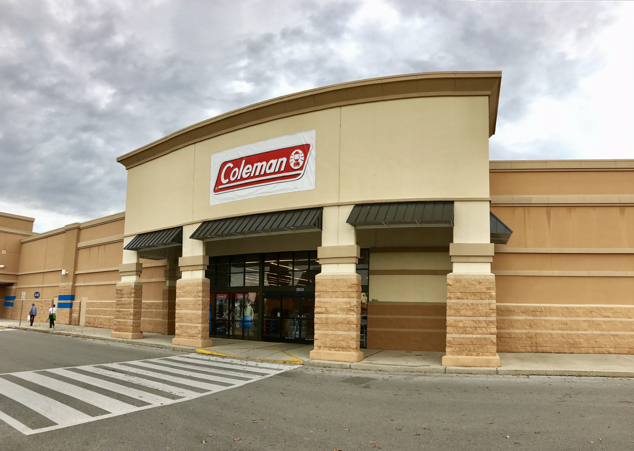Coleman’s Temporary Store Developing Lafayette
