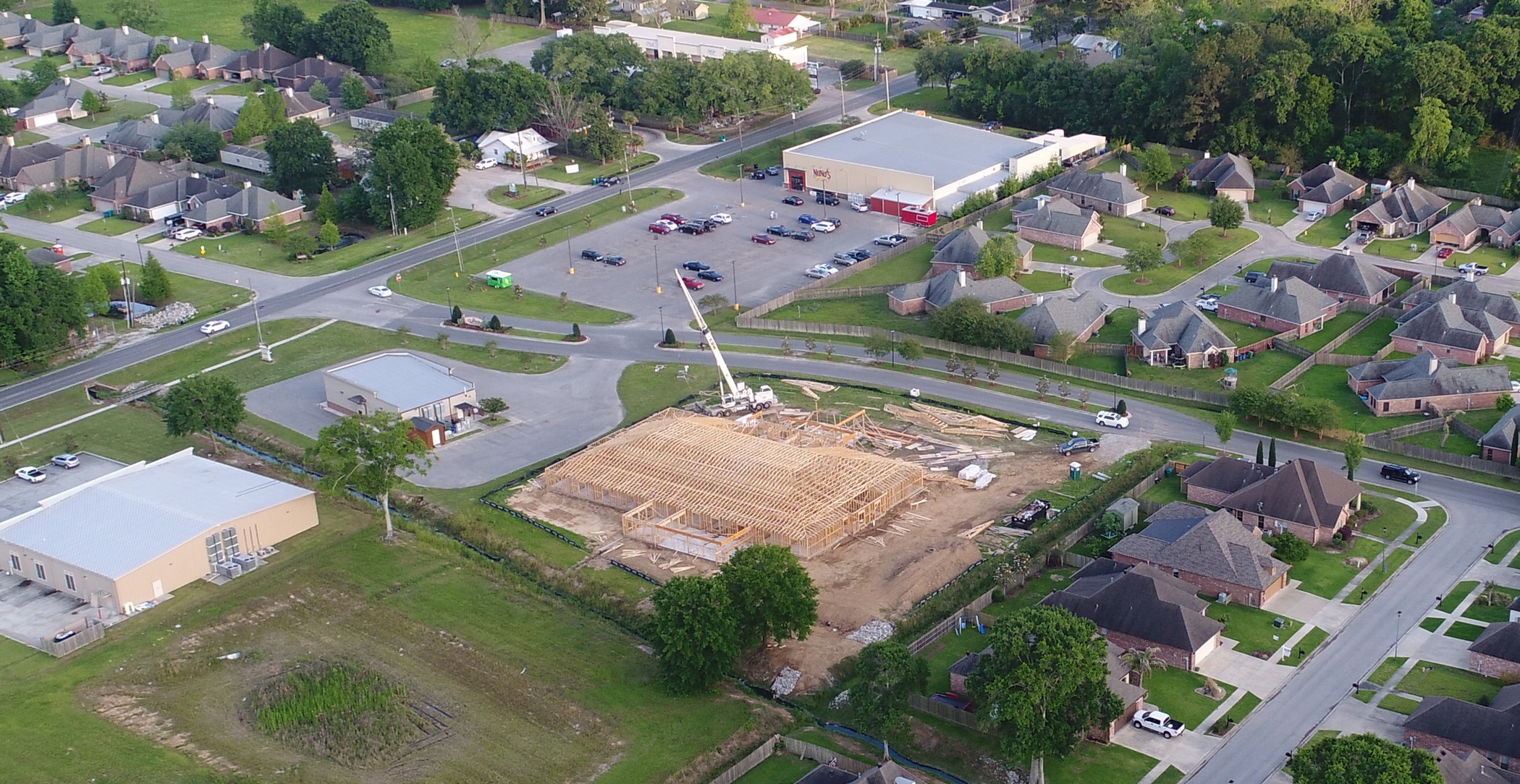 BeeHive Homes of Youngsville Construction Near Nunu’s Developing