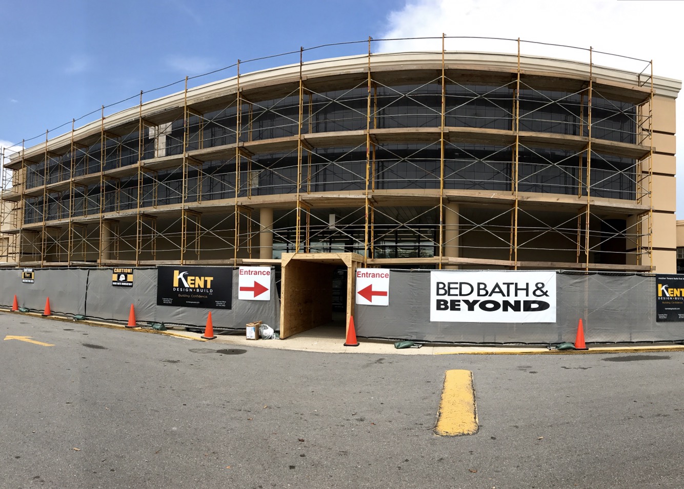 Inside of Buy Buy Baby, and Harmon of Lafayette Store Developing