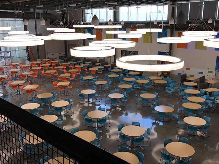 Inside of The New Southside High School Developing Lafayette