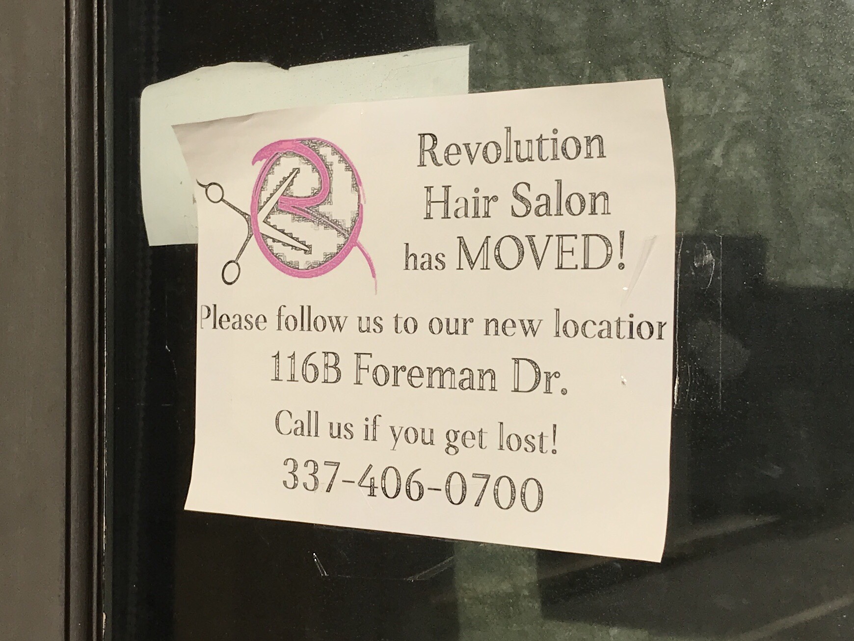 Revolution Hair Moves Out, City Nails Moves In Developing Lafayette