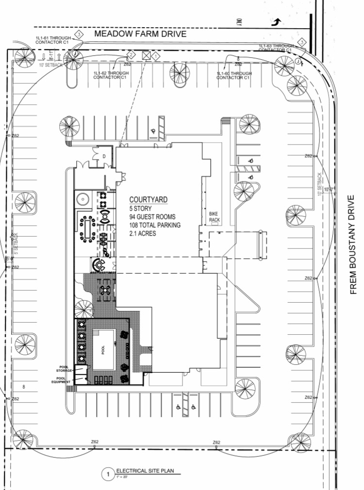 New Courtyard by Marriott Hotel Near Lourdes Hospital. Developing
