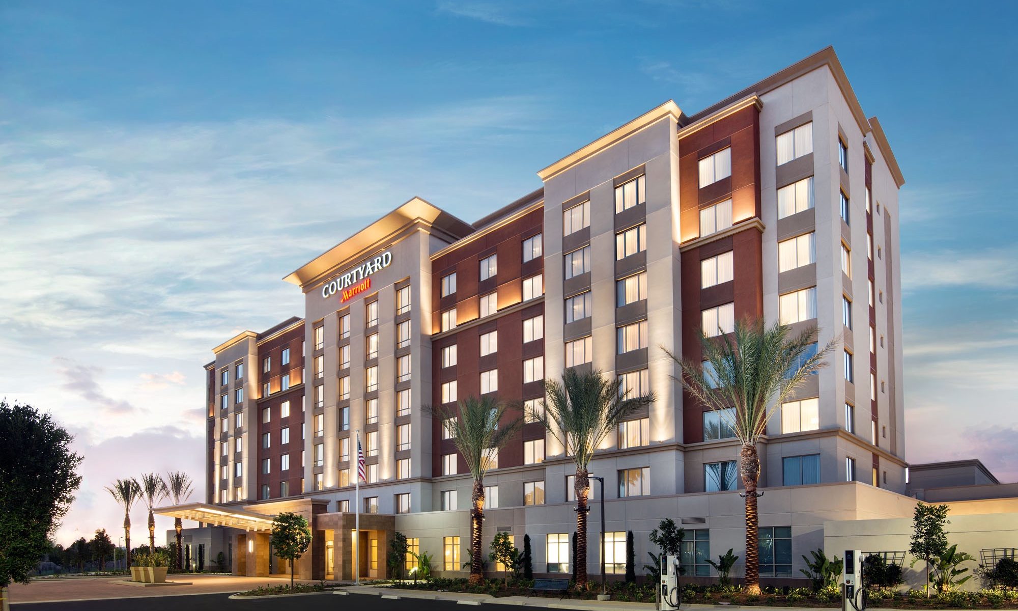 New Courtyard by Marriott Hotel Near Lourdes Hospital. Developing