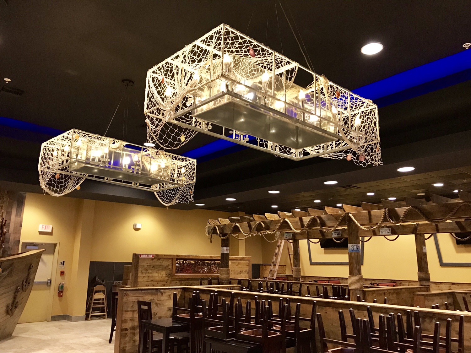 Sneak Peek Inside of the Fiery Crab Seafood Restaurant Developing