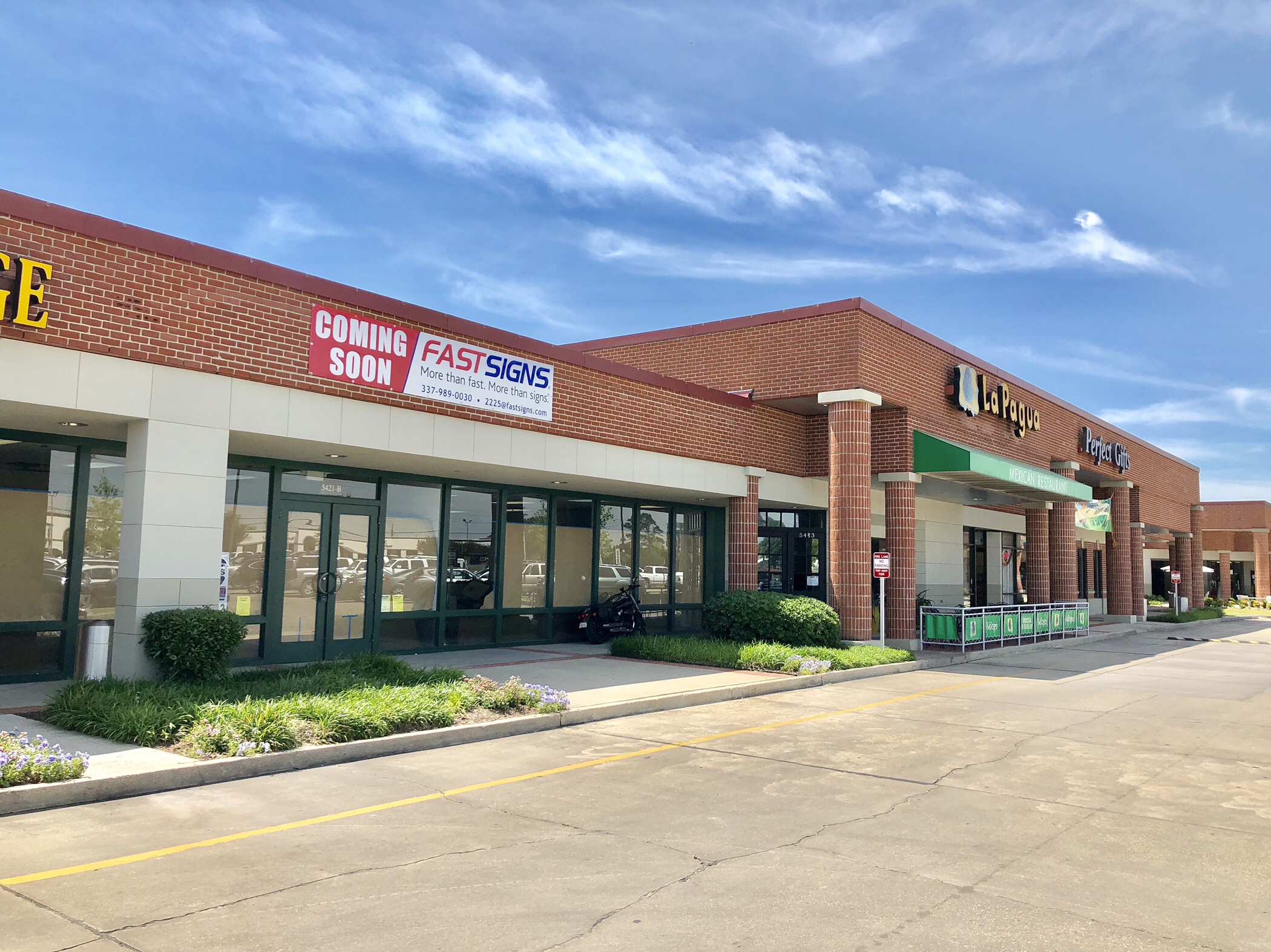 New Fast Signs Location In Time Plaza on Johnston Developing Lafayette