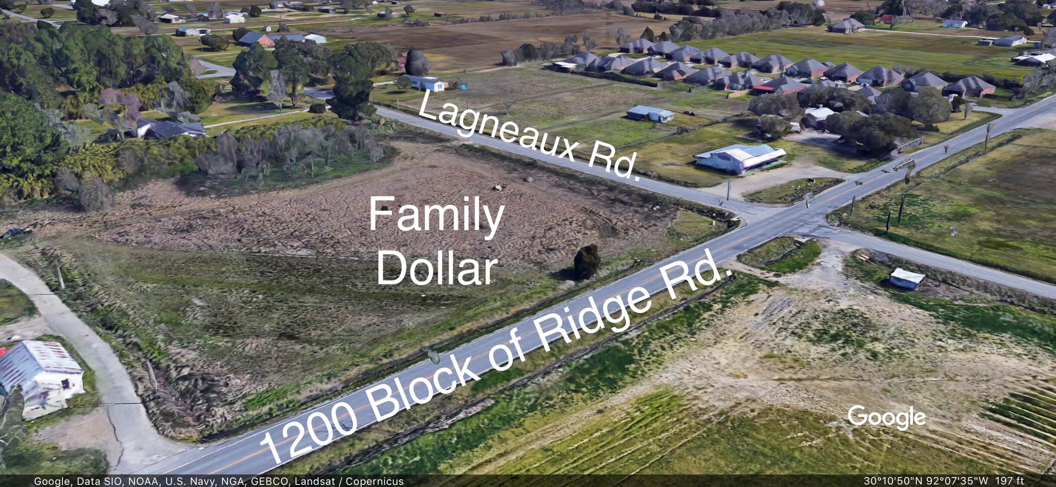 New Family Dollar Coming Soon in Duson on Ridge Rd. Developing Lafayette