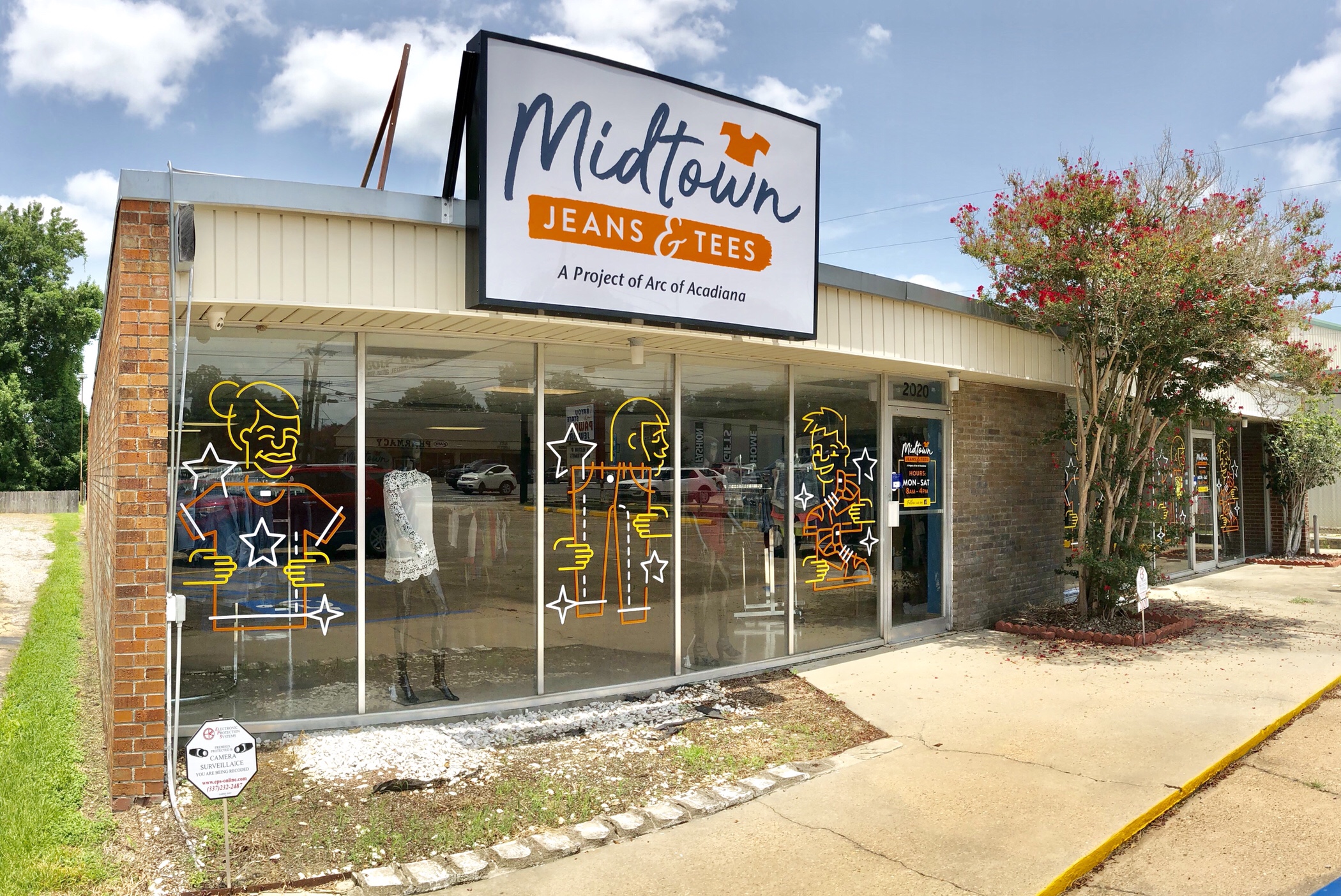Midtown Jeans & Tees An Arc of Acadiana Project Near ULL Campus