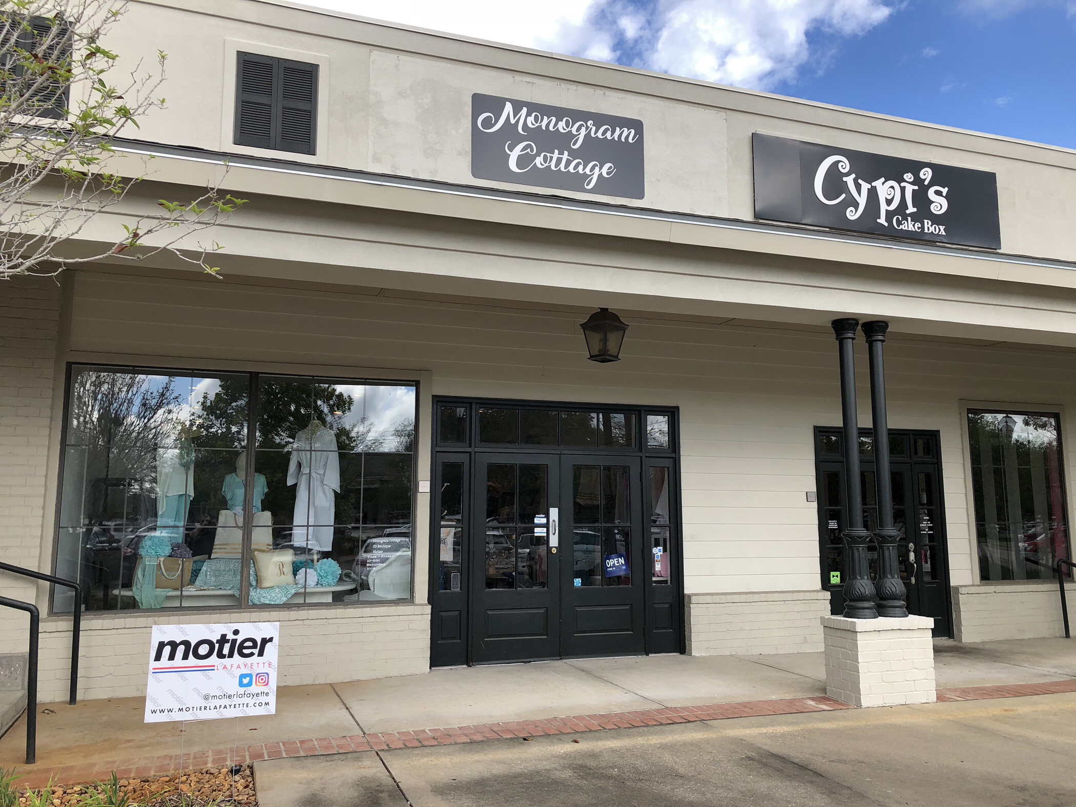 Motiér—New Lafayette Clothing Line, Monogramming Shop Developing
