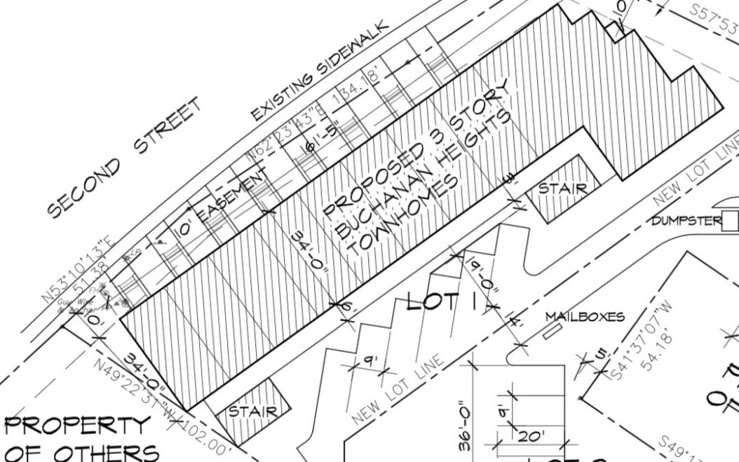 Buchanan Heights, Downtown Townhouse Update Developing Lafayette