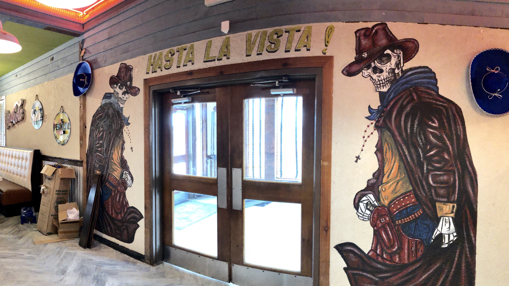 Inside Of Pedro’s Tacos & Tequila Bar, Formerly Logan’s Roadhouse On