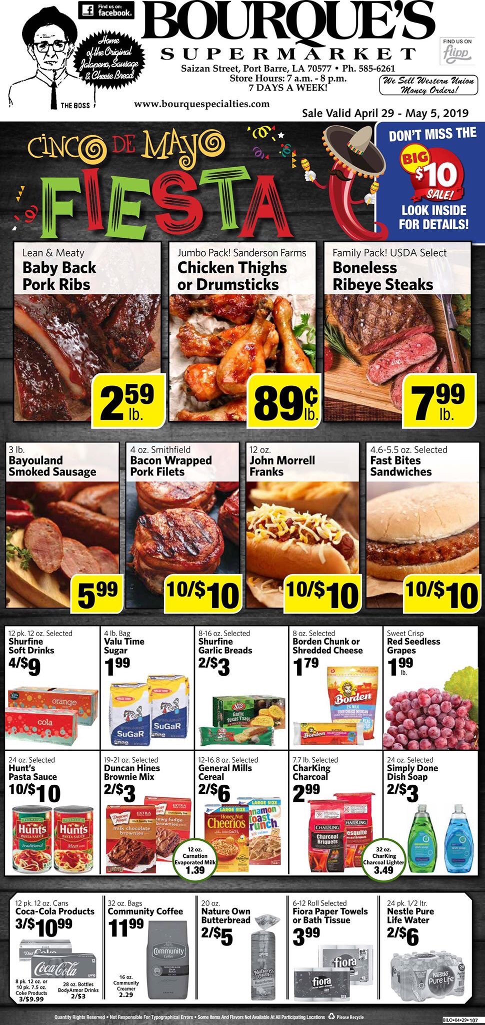 Bourque’s Specialties, A Port Barrebased Cajun Meat Market, Taking Former Sophie P Cupcake