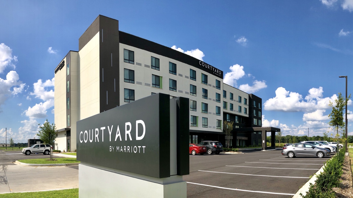 Inside The New Courtyard By Marriott, Across From Lourdes Hospital
