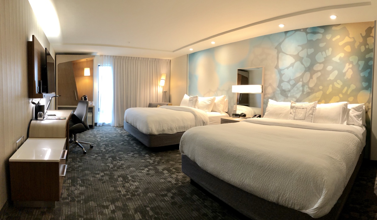 Inside The New Courtyard By Marriott, Across From Lourdes Hospital