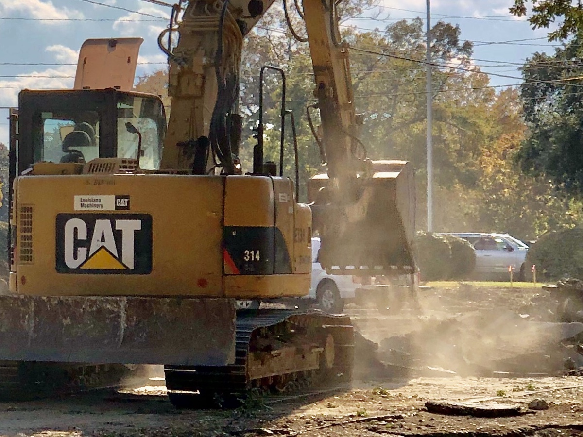 New Roundabout Construction At Girard Park Drive & Hospital Drive