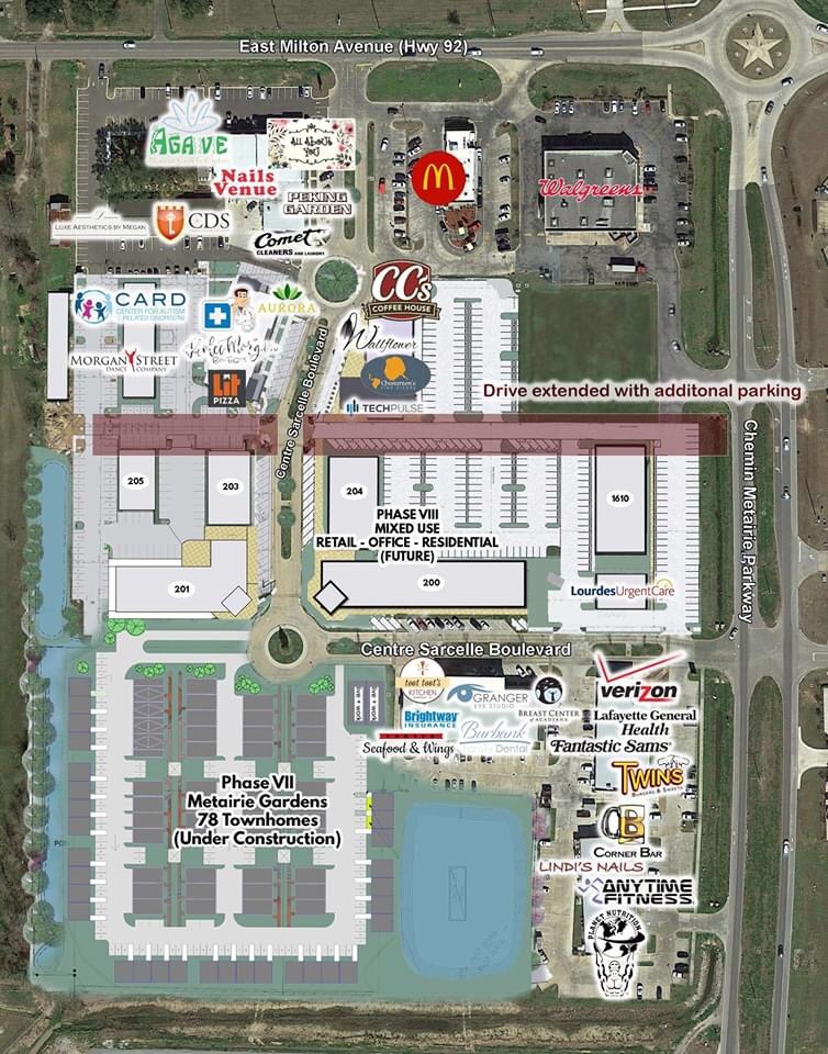 New Metairie Centre Construction, Townhomes In Youngsville Developing