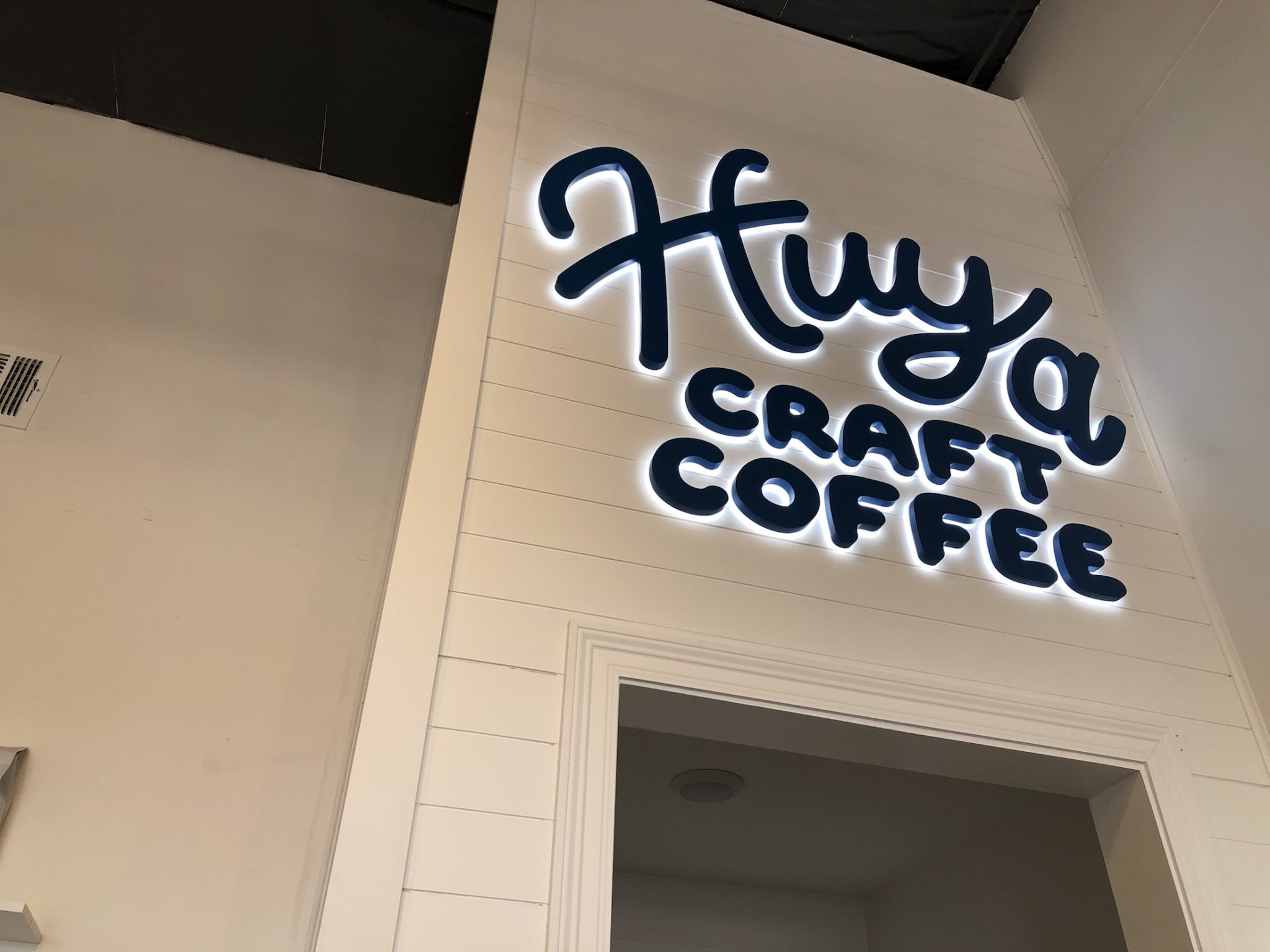 Inside of Huya Craft Coffee In Youngsville Developing