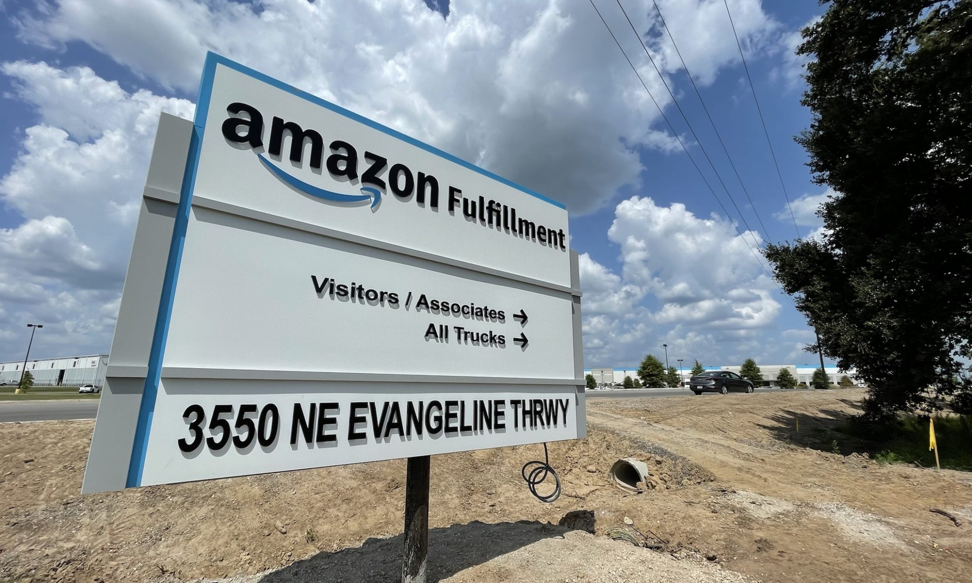 Amazon Fulfillment Center Progress In Carencro Developing Lafayette