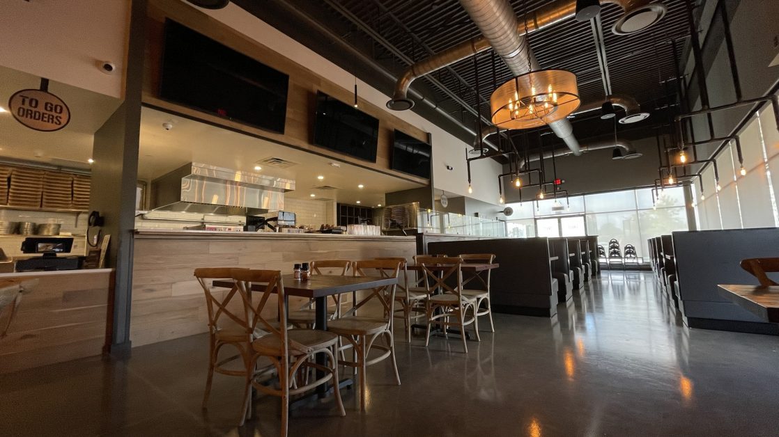 Inside Of The New Crust Pizza Co., Opening Tomorrow Developing Lafayette