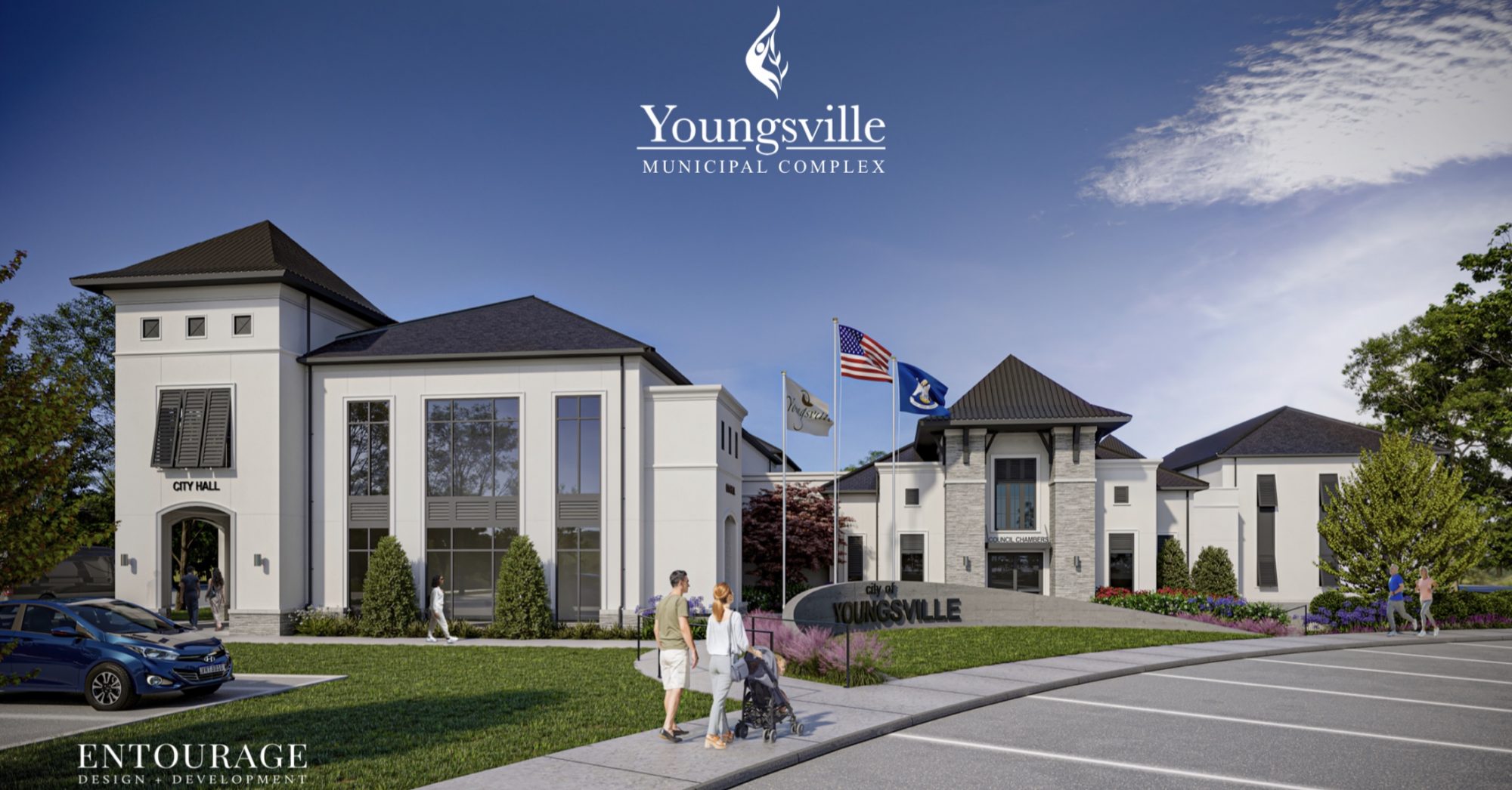 Construction Of Youngsville’s New Municipal Complex Developing Lafayette