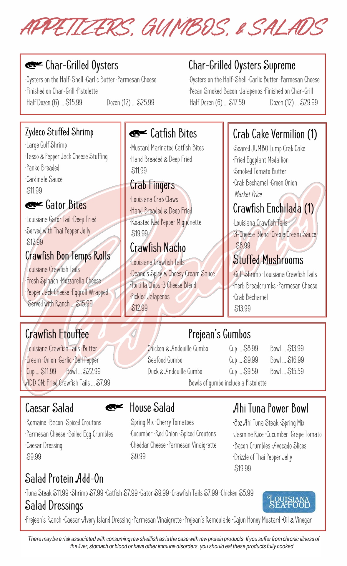 Prejean’s Cajun Restaurant in Broussard Opens Today Developing Lafayette