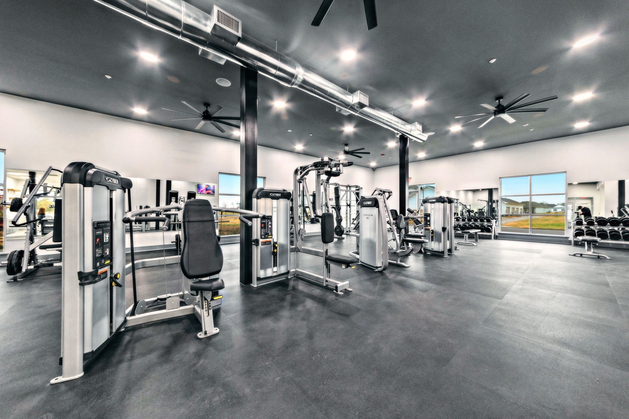 Inside of the New West Village Athletic Club In Scott, Louisiana