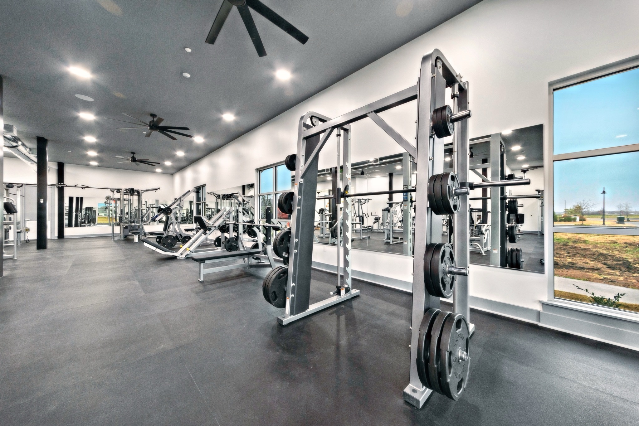 Inside of the New West Village Athletic Club In Scott, Louisiana
