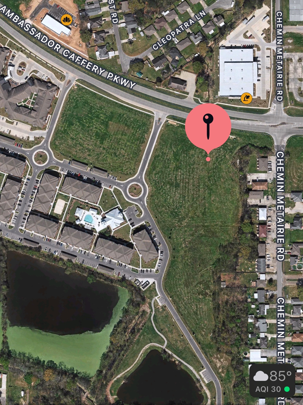 Construction Fronting The Reserve at River Place Apartments To Be