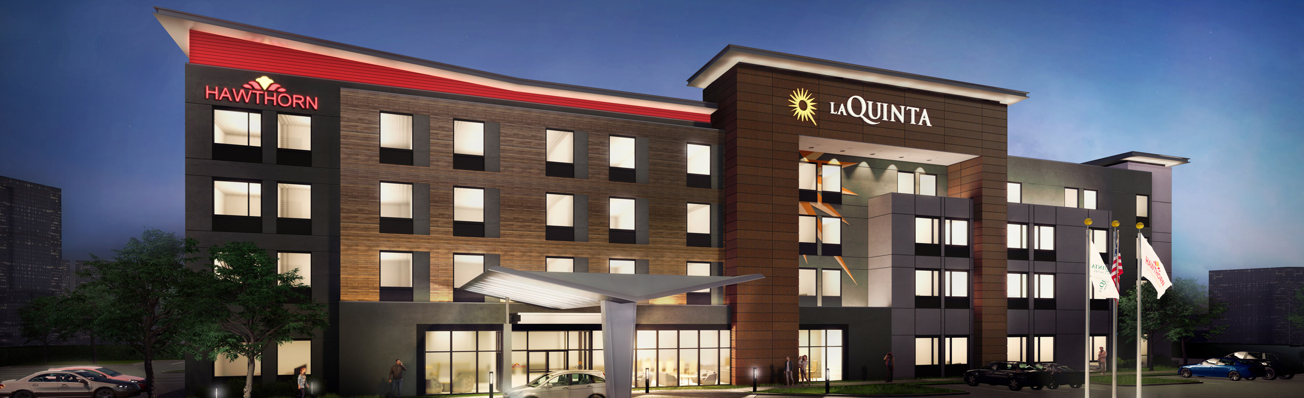 Build Dual Brand La Quinta Hawthorn Wyndham Hotels & Resorts
