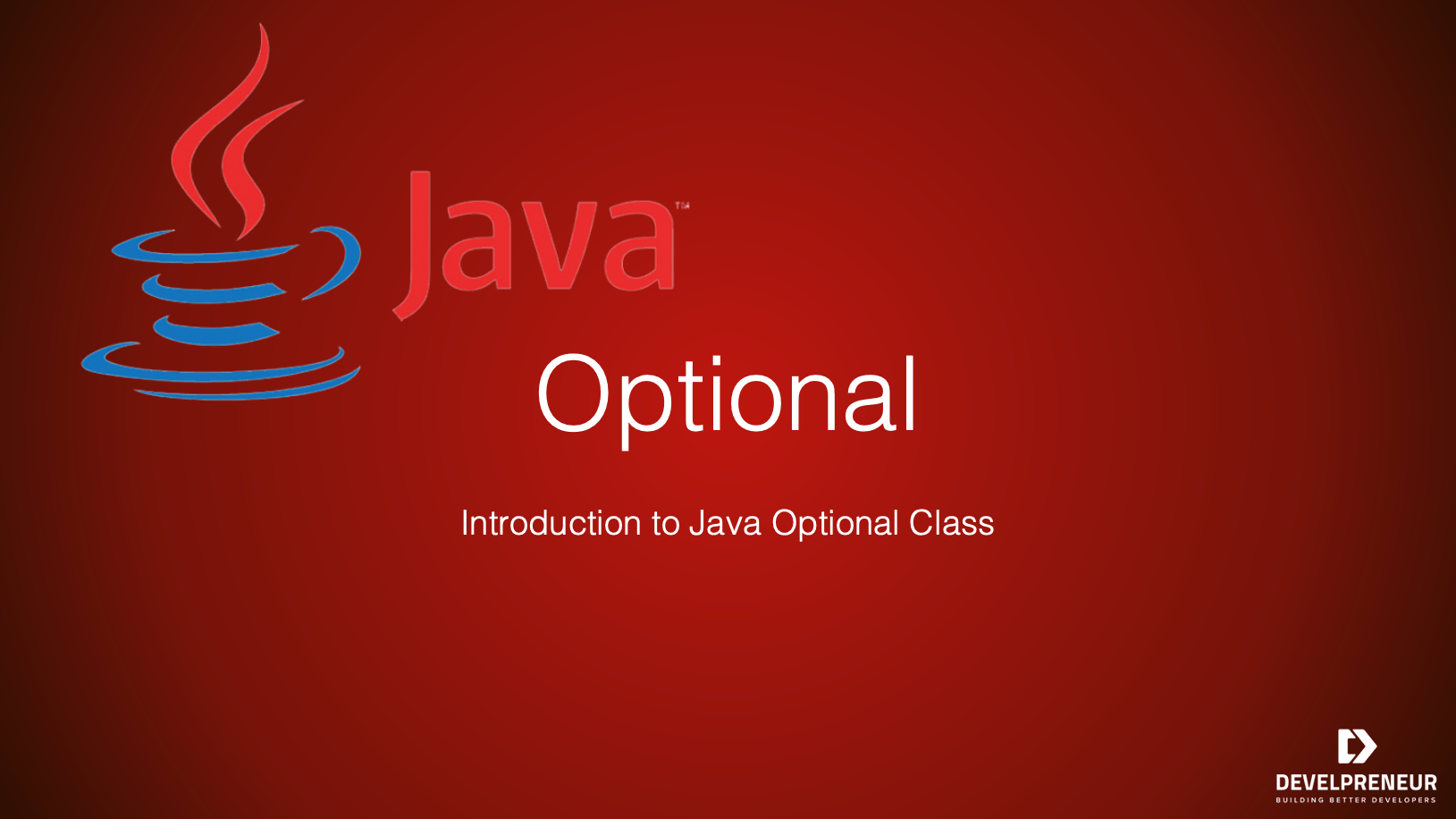 Introduction to the Java Optional Class