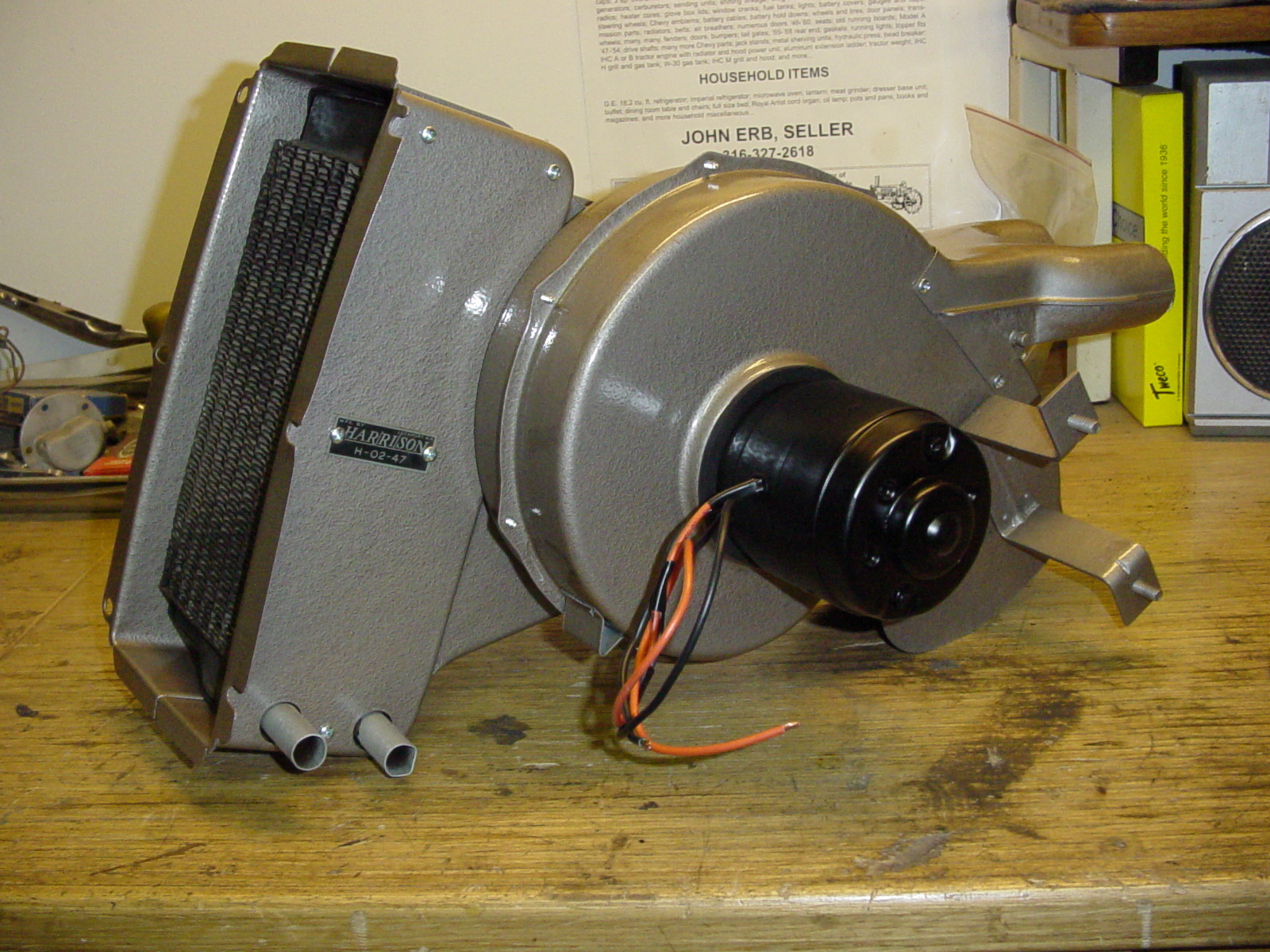 1950 Deluxe Heater Restoration