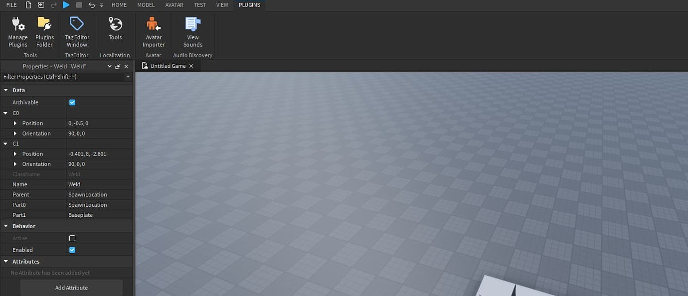 How I Can Fix Auto Weld Thing In Roblox Studio Platform Usage Support