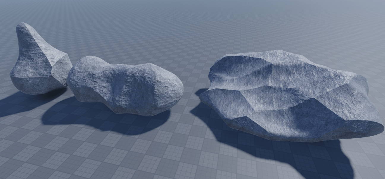 Made some rocks for a free pack soon! Creations Feedback Developer