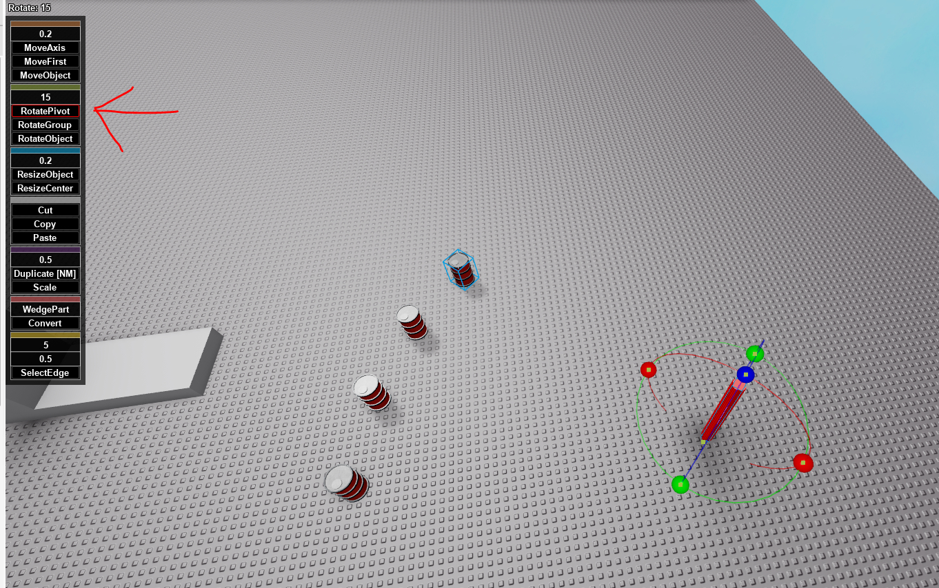 How can I evenly place the chairs around each circle? Building