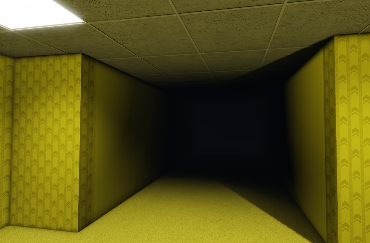 Is it possible to get pitch black rooms with a higher ambient? Art