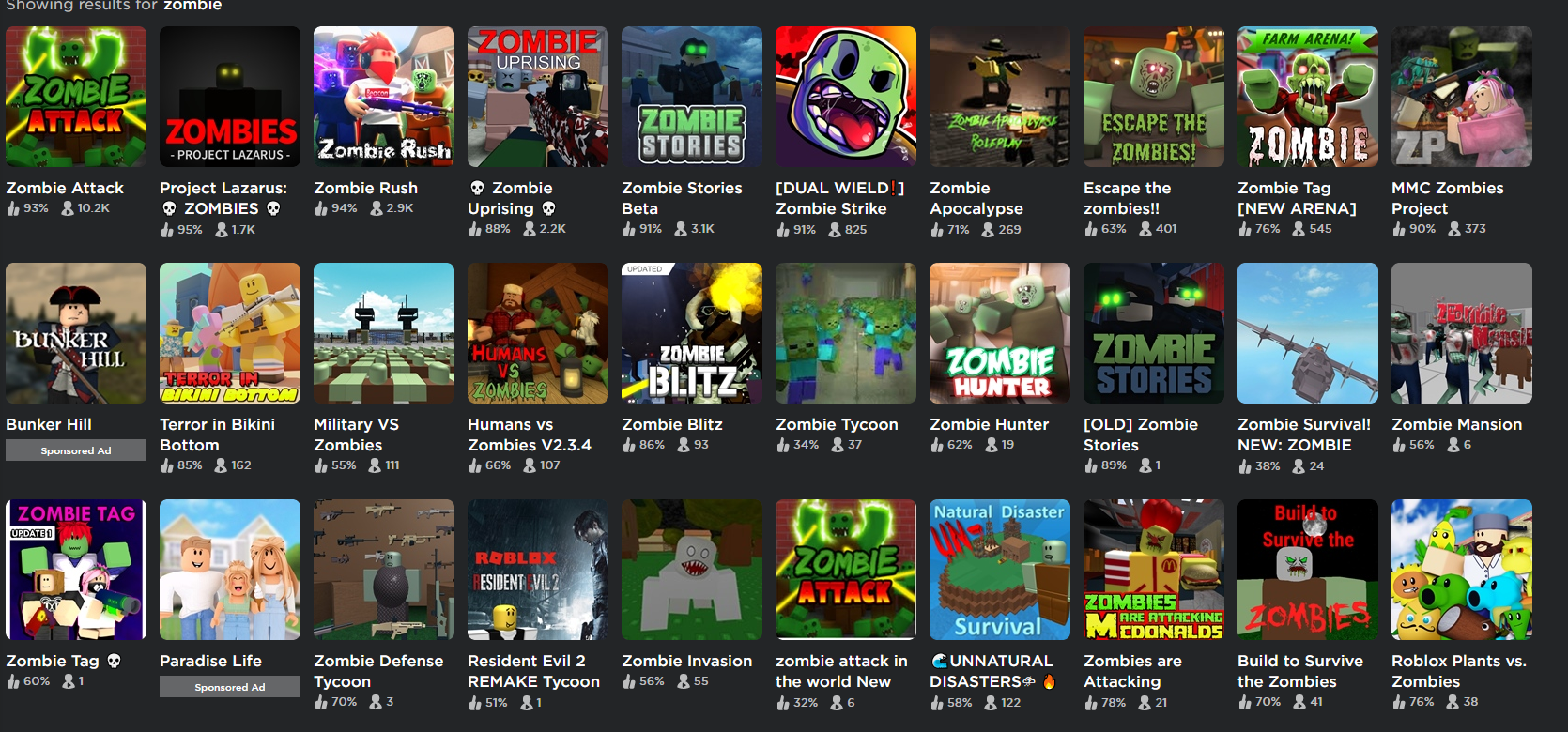10 Popular Roblox Zombie Games Ranked by Players GamingEon