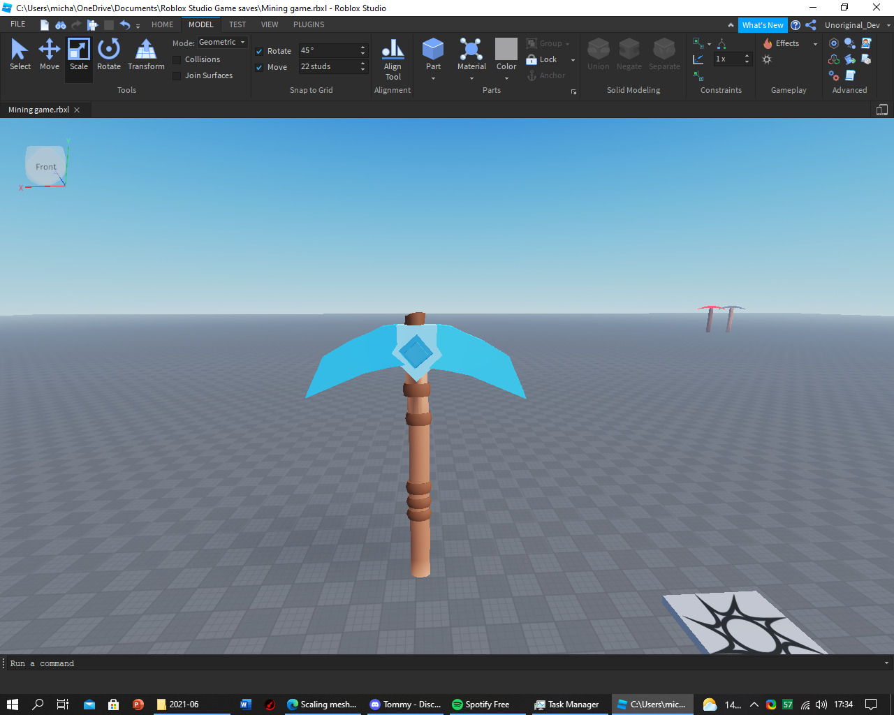 Scaling meshes in studio Art Design Support Developer Forum Roblox