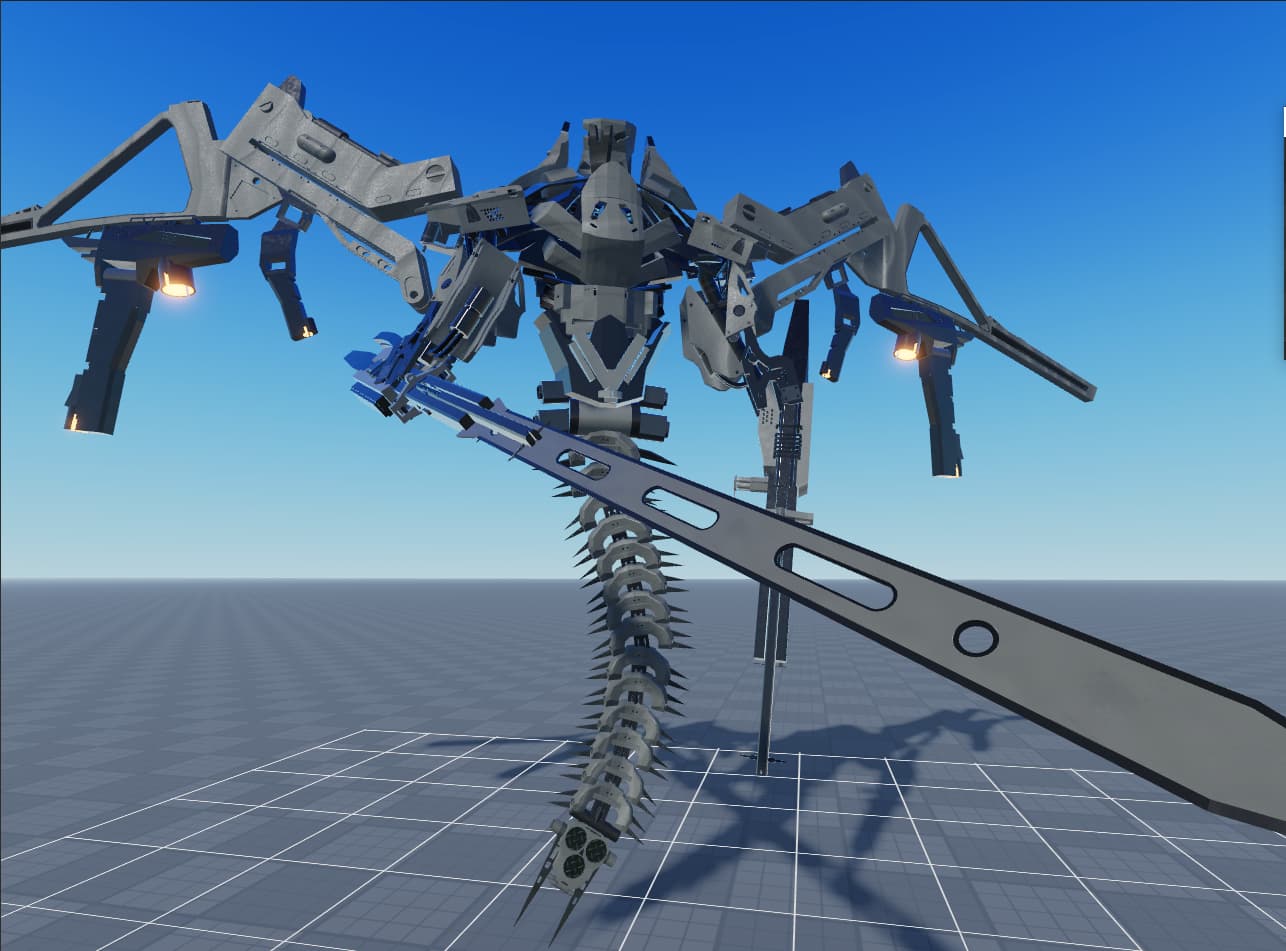 Mech Sword sheathe animation (WIP) Creations Feedback Developer