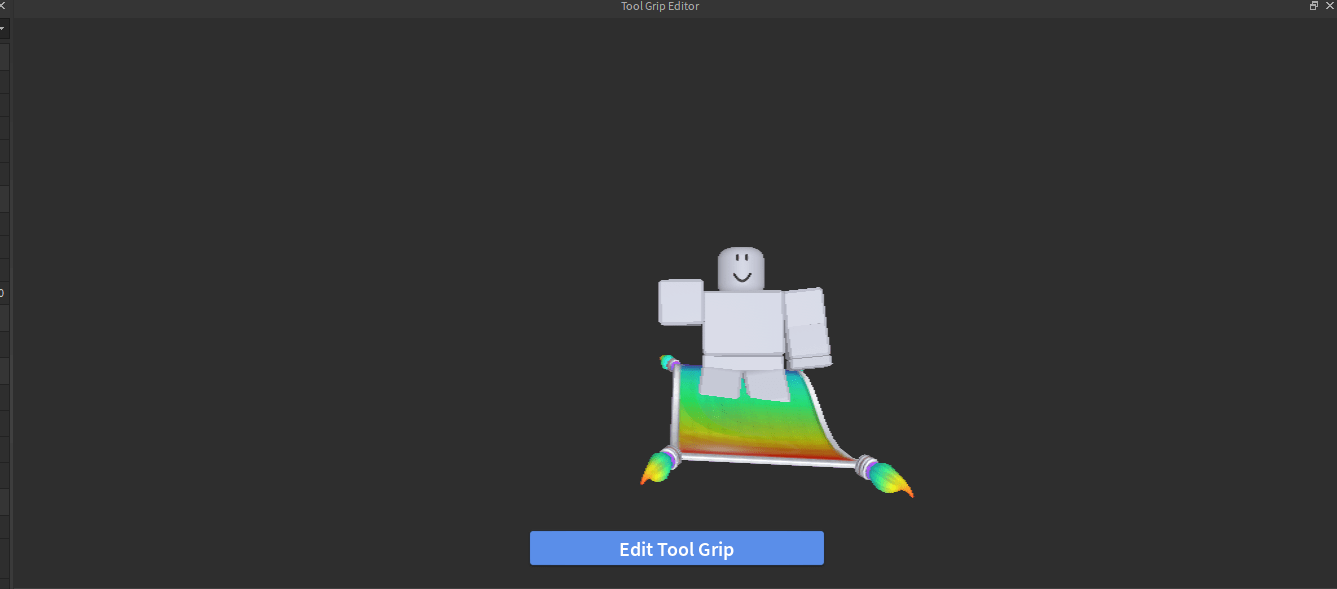 Tool Grip Editor doesnt work Scripting Support Developer Forum Roblox