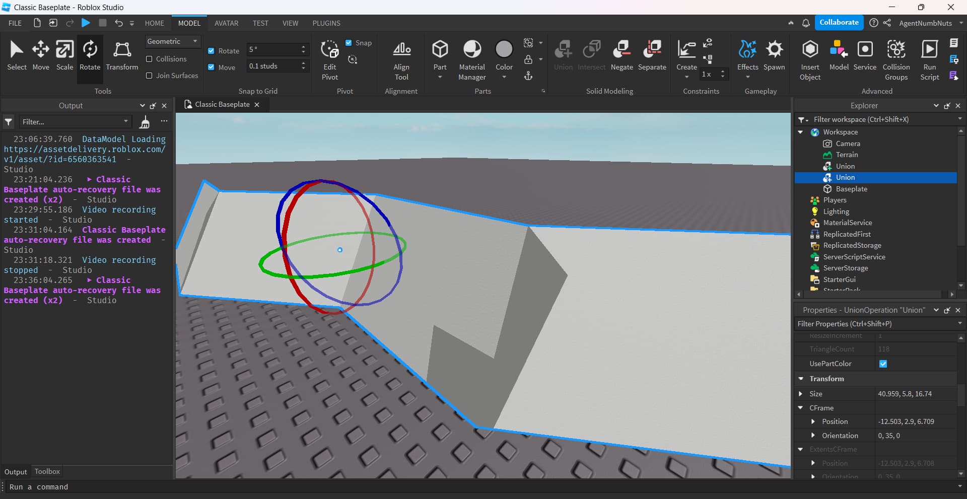 Roblox Studio Unions Dark Surface Shade Bug? Building Support