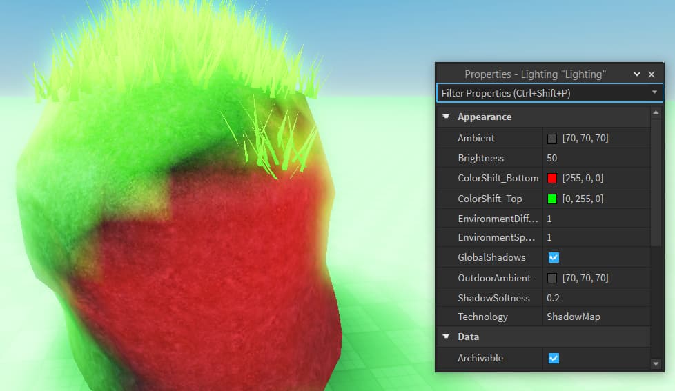 Lighting.ColorShift_Bottom nonfunctional on high graphicslevel