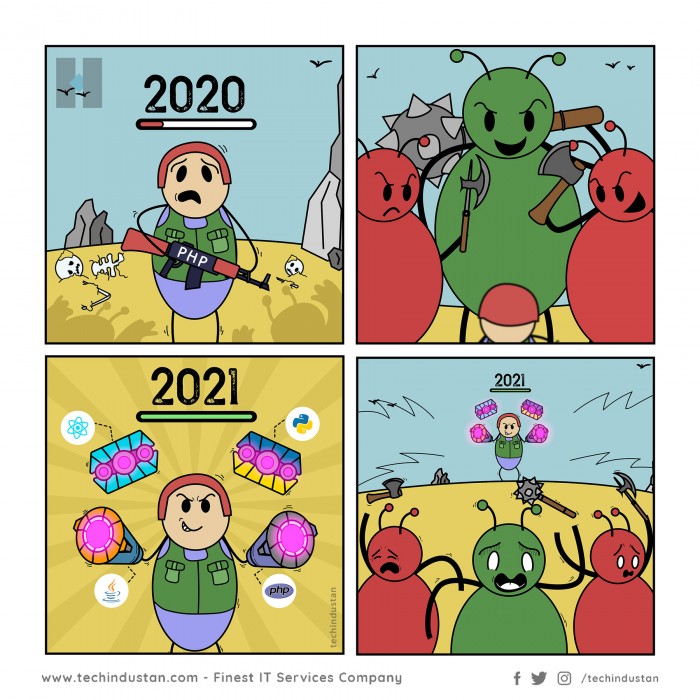 Programmer Entering into 2021 Like Programming Comic Memes