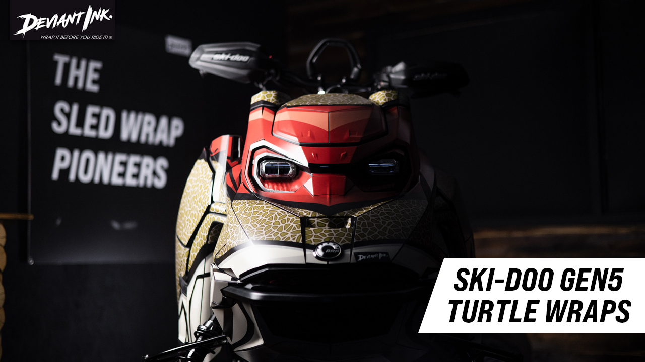 SkiDoo Gen 5 Turtle Wraps Introducing The Deviant Ink Shinobi Family