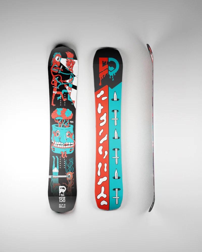 Max 1nk Collab Snowboard Deviation Works