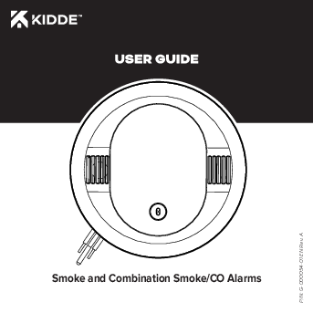 KIDDE 20SAR Hardwired Smoke and Carbon Monoxide Detector User Guide