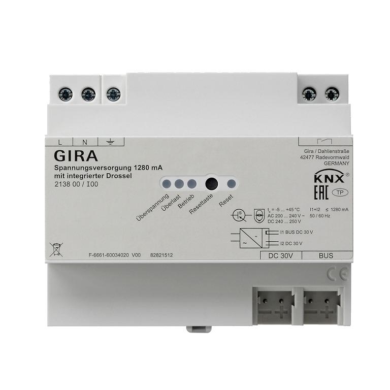 Gira KNX Power Supply 1280 mA Summary