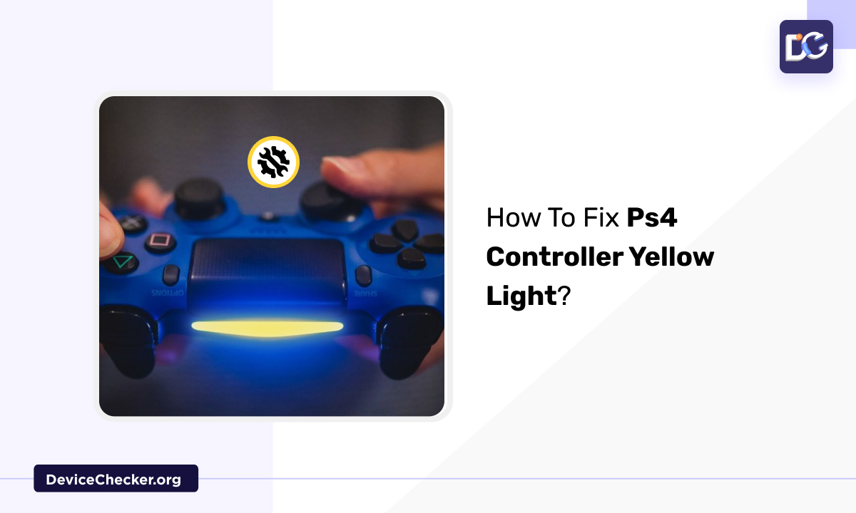 How to Fix PS4 Controller Yellow Light (Do This First)