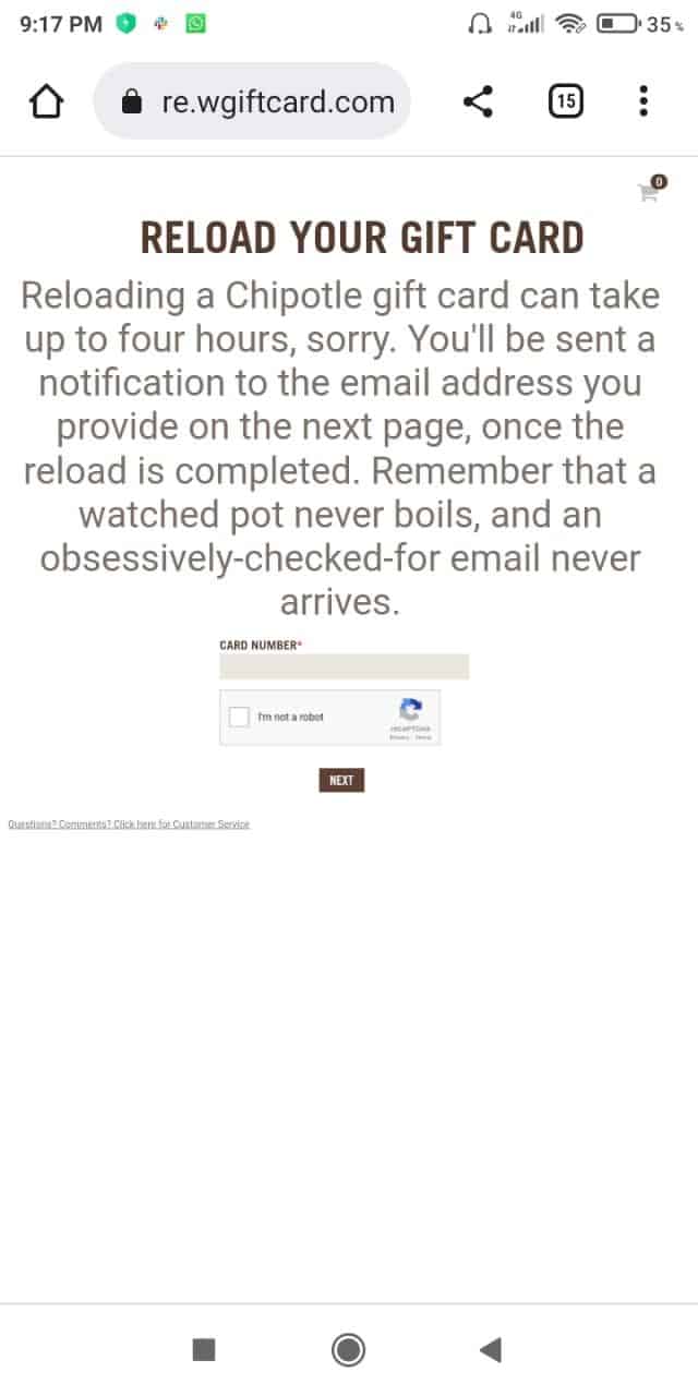How To Use Gift Cards on the Chipotle App DeviceTests