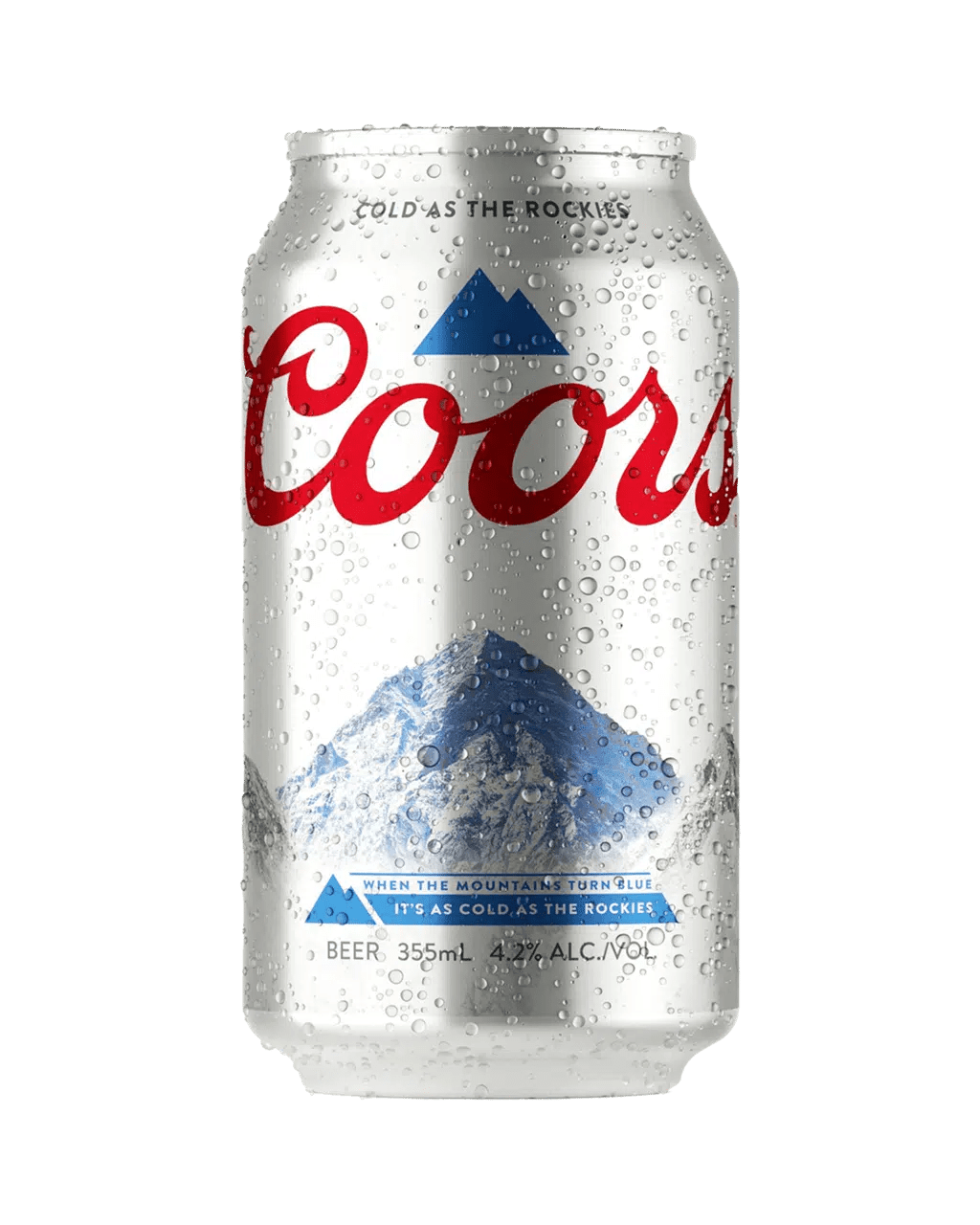 Buy Coors Lager 4.2 355ml Can 24 Pack online from deVine Cellars, Perth